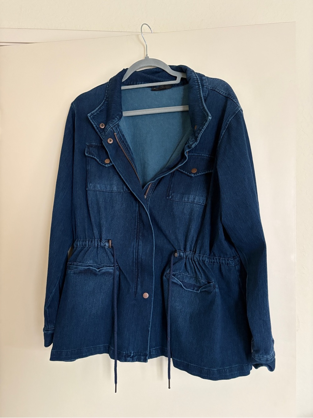DG2 by Diane Gilman Dark Blue Jean Jacket